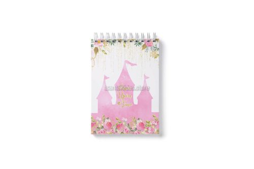 Μπλοκάκι ζωγραφικής/σημειωματάριο ροζ κάστρο